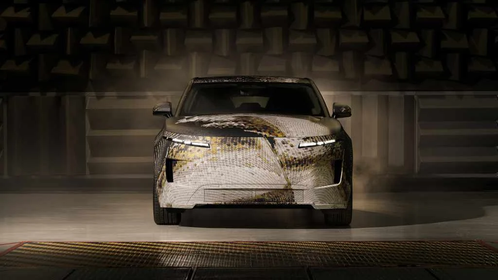 Pamja ballore e Range Rover GT gjatë fazës së fundit të zhvillimit