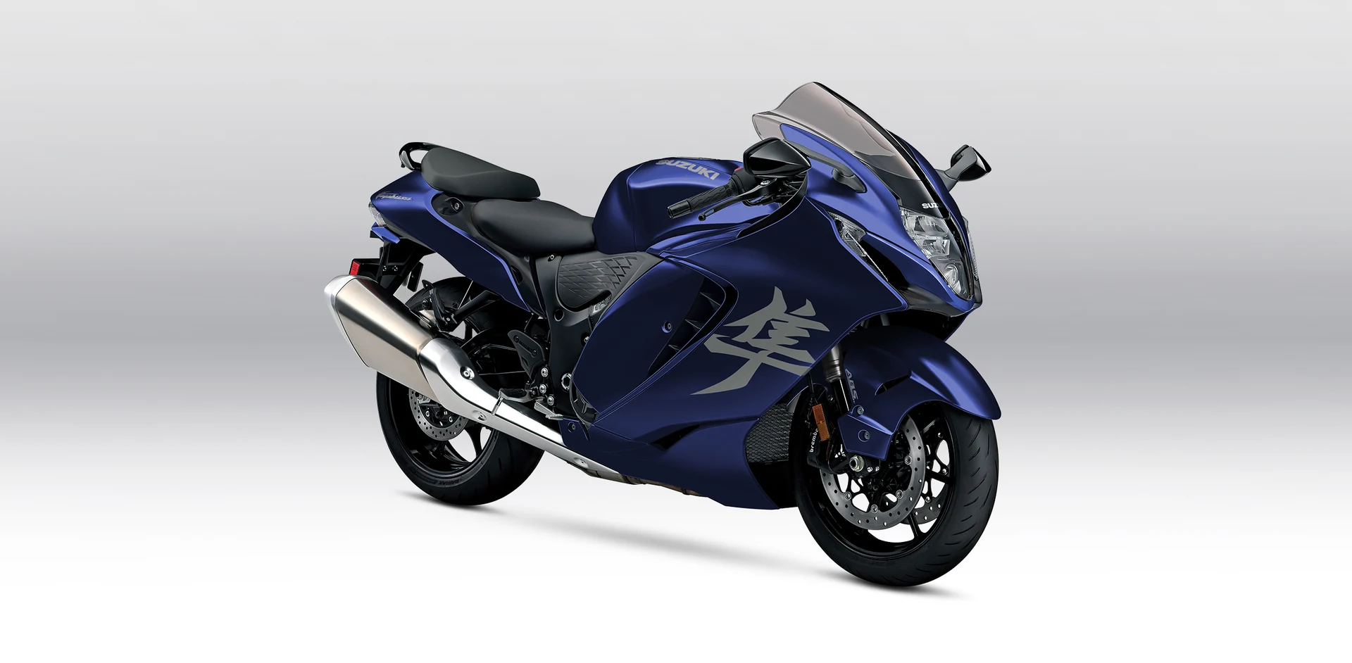Suzuki Hayabusa 2027 në ngjyrën Metallic Reflective Blue, fotografi zyrtare studio